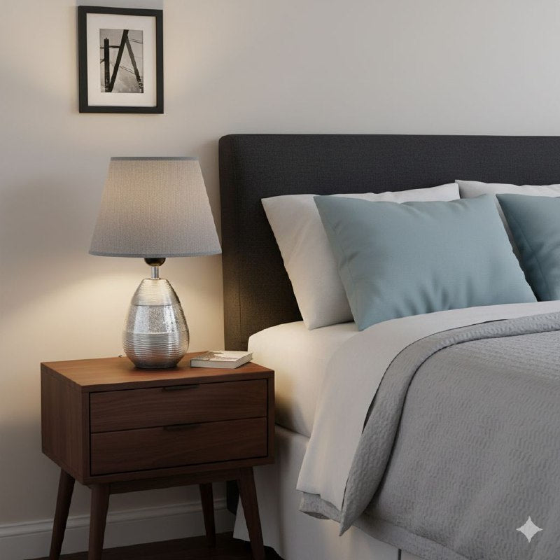 LAMPARA DE NOCHE ELECTRCA DE CERAMICA PARA DORMITORIOS, SALA DE ESTAR, ETC ELEGANTE H232114 SANI