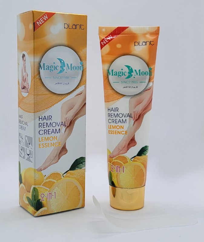 CREMA DEPILADORA 2 EN 1 ESENCIA DE LIMON MAGIC MOON 100G