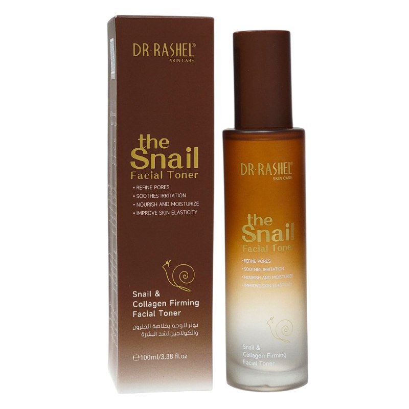 TONICO FACIAL ULTRAHIDRATANTE DE CARACOL Y COLAGENO 100ML, REPONE Y REVITALIZA LA PIEL SECA Y DAÑADA, MEJORA LA ELASTICIDAD, REAFIRMA EL TONO DESIGUAL Y DEJA LA PIEL SUAVE DR RASHEL