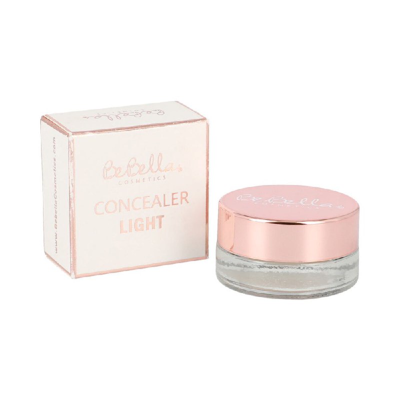 CORRECTOR EN GEL MULTITAREA DE COBERTURA TOTAL, OCULTA OJERAS, IMPERFECCIONES DEJANDO ACABADO LIMPIO Y DEFINIDO BEBELLA COSMETICS CONCEALER LIGHT 4.8G