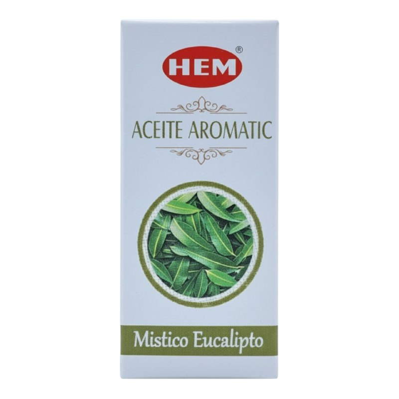 ACEITE AROMATICO ESENCIAL DE EUCALIPTO MISTICO PARA USAR EN DIFUSORES Y AROMATERAPIAS HEM 10ML
