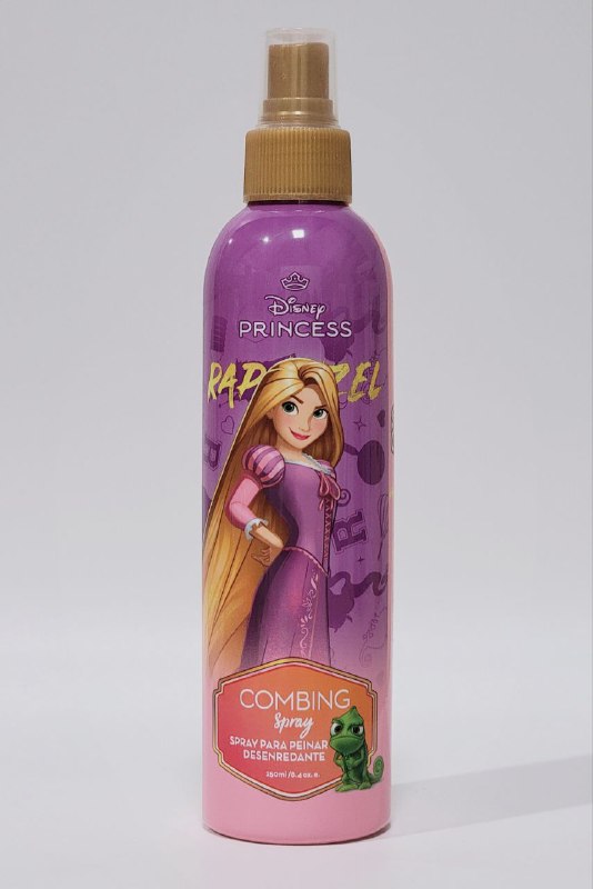 SPRAY PARA EL CABELLO, SPRAY PARA PEINAR CON FRAGANCIA PARA NIÑAS, DESENREDANTE QUE DEJA EL CABELLO MANEJABLE Y SUAVE NEVADA KIDS DISNEY RAPUNZEL 250ML