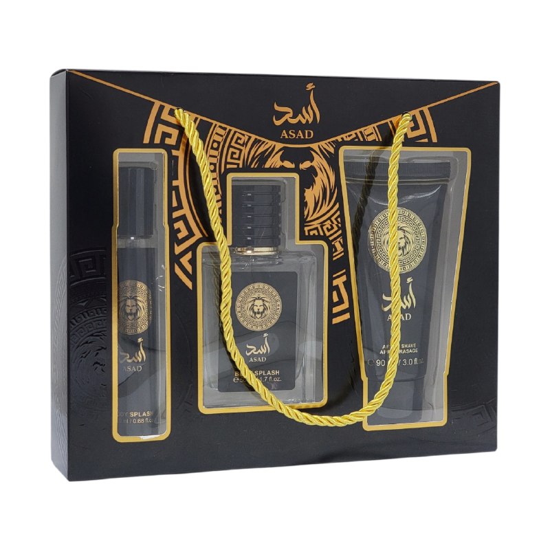 SET ASAD MYSTICAL SPLASH 50ML, SPLASH 20ML, AFTER SHAVE 90ML (H)