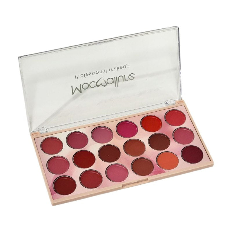 BRILLO LABIAL EN PALETA DE 18 TONOS 18G MOCMALLURE