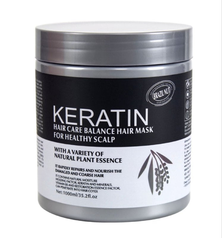 MASCARILLA PARA EL CABELLO EQUILIBRANTE CON QUERATINA KERATIN 1000ML