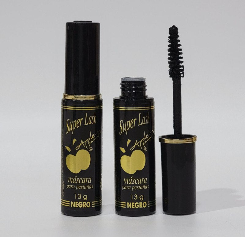 MASCARA PARA PESTAÑAS RIMEL COLOR NEGRO SUPER LASH BY APPLE 13G