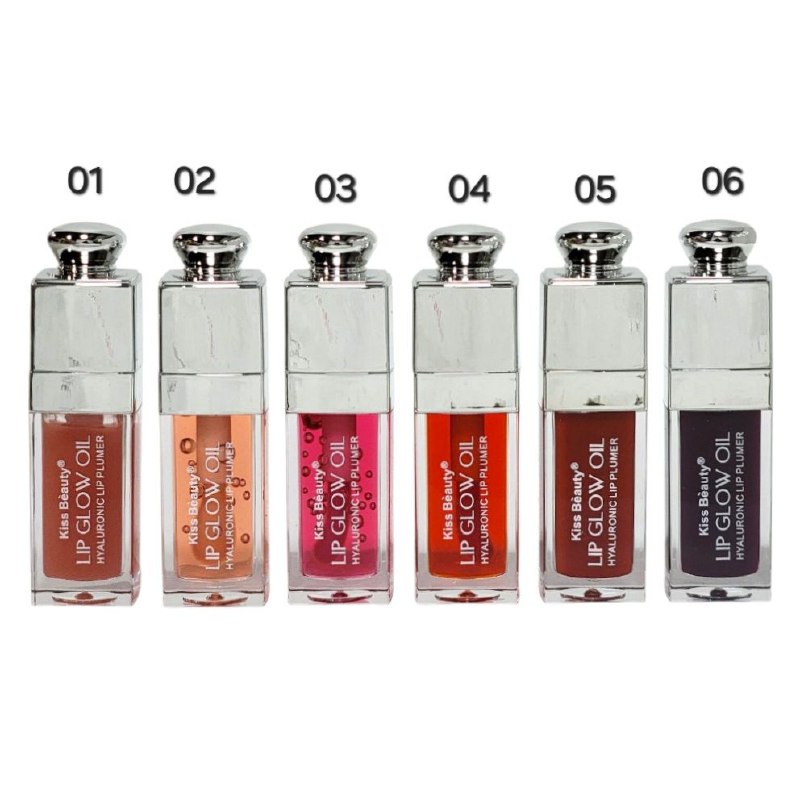 BRILLO LABIAL ACEITE VOLUMIZADOR CON ACIDO HIALURONICO KISS BEAUTY 9ML DUPE DE CHRISTIAN DIOR