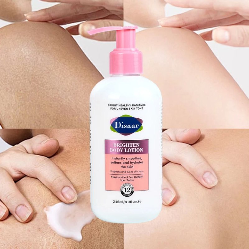 CREMA CORPORAL ILUMINADORA CON MANTECA DE KARITE NIACINAMIDA Y NARCISO MARINO DISAAR 245ML