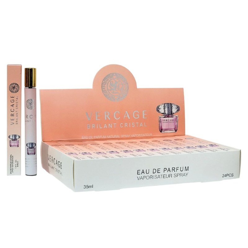 PERFUME EN TUBO PARA DAMA VERCAGE BRILLANT CRISTAL EDP 35ML (M) (AROMA SIMILAR VERSACE BRIGHT CRYSTAL)