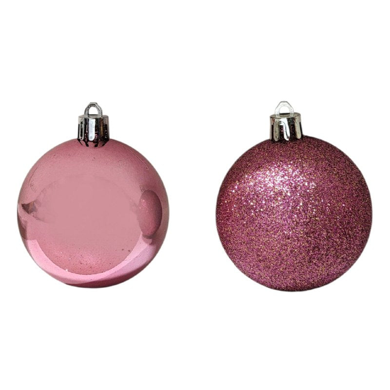 DECORACION ADORNO NAVIDEÑO PAQUETE DE 6 BOLAS DECORATIVAS, 6 CM 37X60X71 IDEALES PARA DARLE UN TOQUE UNICO A TU ARBOL DE NAVIDAD