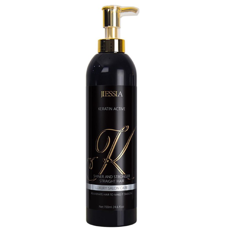 TRATAMIENTO PARA EL CABELLO DE QUERATINA PARA ALISADO BRILLANTE JIESSIA 700ML