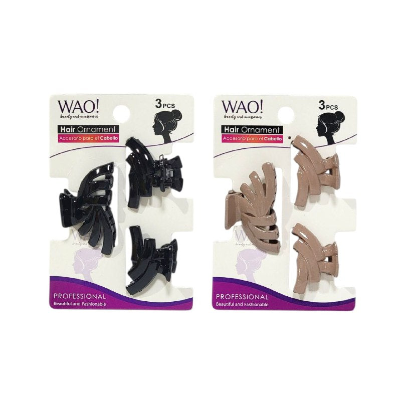 GANCHO PARA EL CABELLO DISEÑO ELEGANTE WAO 3UND, 6 ESTILOS