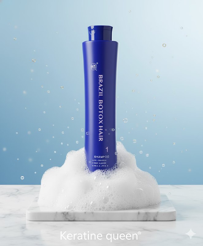 SHAMPOO CON BOTOX BRASILEÑO Y QUERATINA HIDRATANTE BRAZIL BOTOX HAIR PASO 1 1000ML