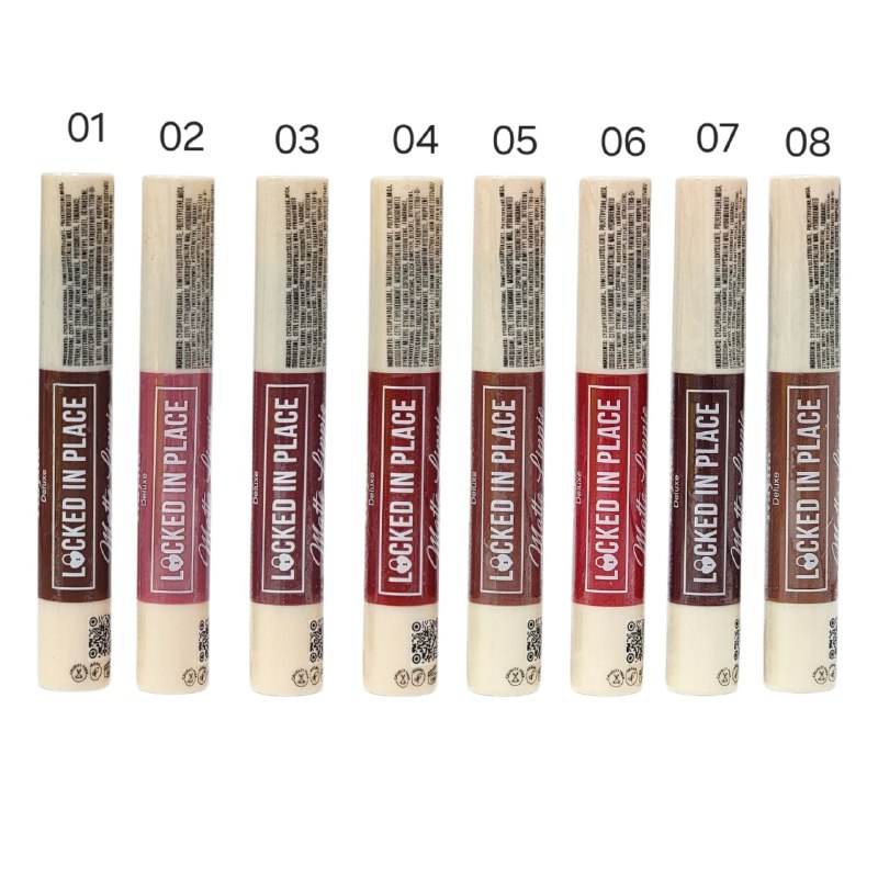 BRILLO LABIAL DE ACABADO MATTE SUAVE DE LARGA DURACION 24H ITALIA DELUXE LOCKED 12ML