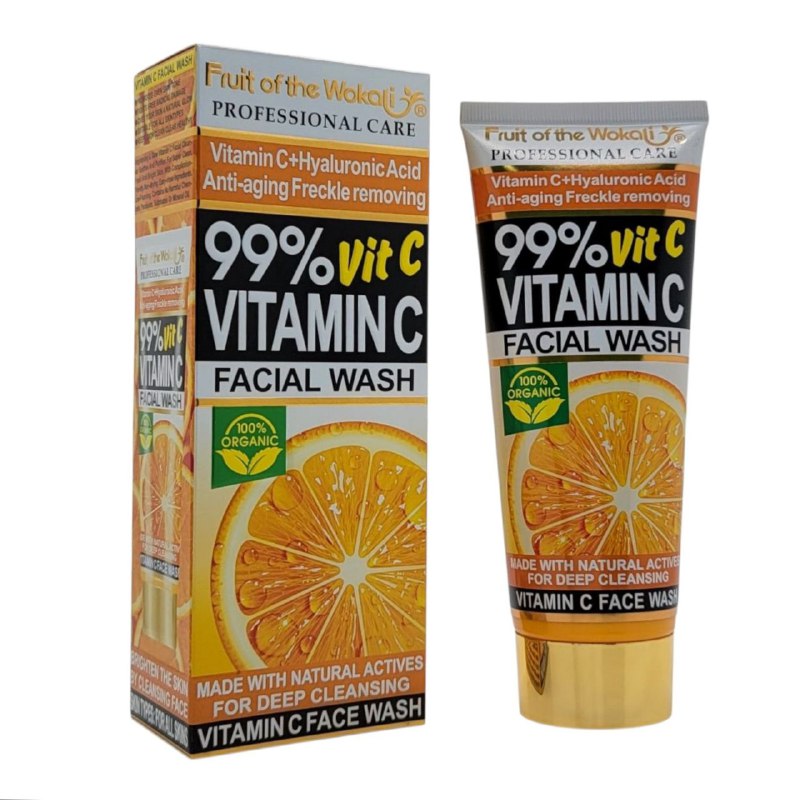 LIMPIADOR FACIAL CON VITAMINA C ILUMINADOR FRUIT OF THE WOKALI 130ML