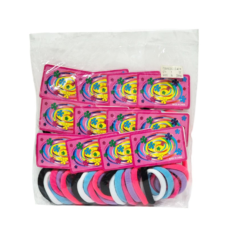 COLAS PARA EL CABELLO GRANDES COLORES VIBRANTES EN PAQUETE DE 12UND