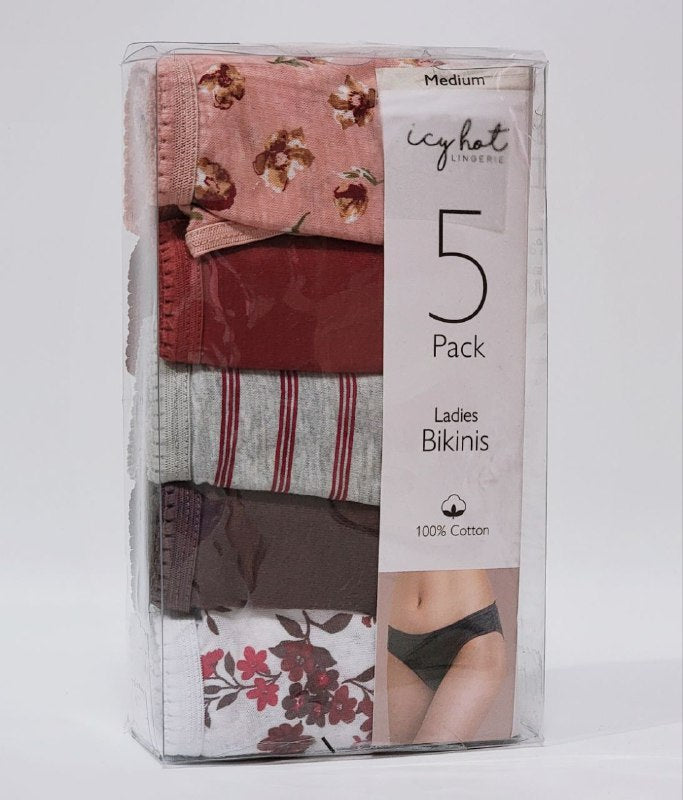 ROPA INTERIOR CALZON BIKINIS DE MUJER ICY HOT LINGERIE 5UND TALLA MEDIUM 37-39