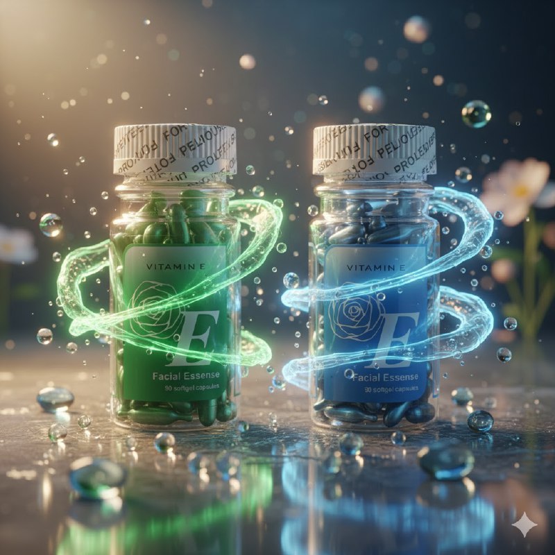 SUERO FACIAL EN CAPSULAS DE ESENCIA DE VITAMINA E SUAVIZANTE, DEJA LA PIEL SUAVE, TERSA Y RADIANTE ANTIENVEJECIMIENTO FACIAL ESSENSE