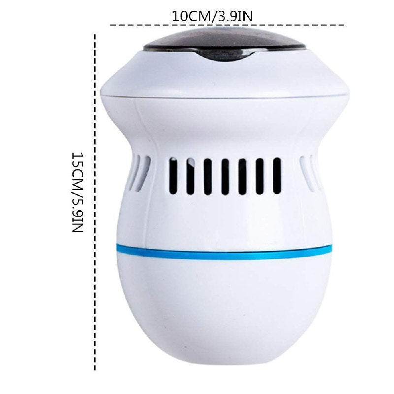 MAQUINA REMOVEDOR DE CALLOS RECARGABLE, ELIMINA DE FORMA EFECTIVA LA PIEL MUERTA, SECA O ASPERA, GIRATORIO 360 GRADOS, FACIL DE LIMPIAR CALLUS REMOVER WITH