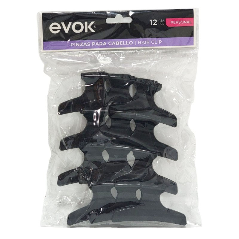 GANCHO PARA EL CABELLO PARA USO DIARIO EVOK 12 PIEZZAS