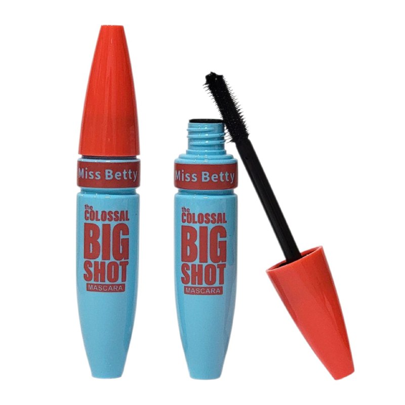 MASCARA PARA PESTAÑAS, MISS BETTY THE COLOSSAL 12G (DUPE MAYBELLINE) PASTA LIGERA RIZADOR NATURAL, RESISTENTE AL AGUA Y SECADO RAPIDA