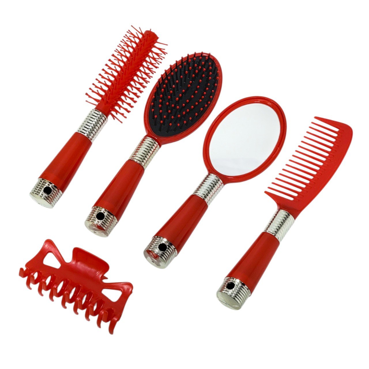 SET DE CEPILLO PEINES DE ARREGLO CAPILAR 5PCS OSAGA