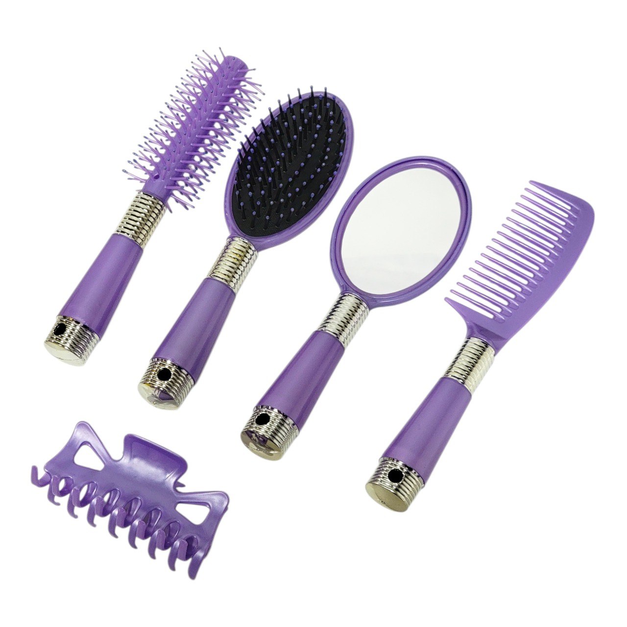 SET DE CEPILLO PEINES DE ARREGLO CAPILAR 5PCS OSAGA