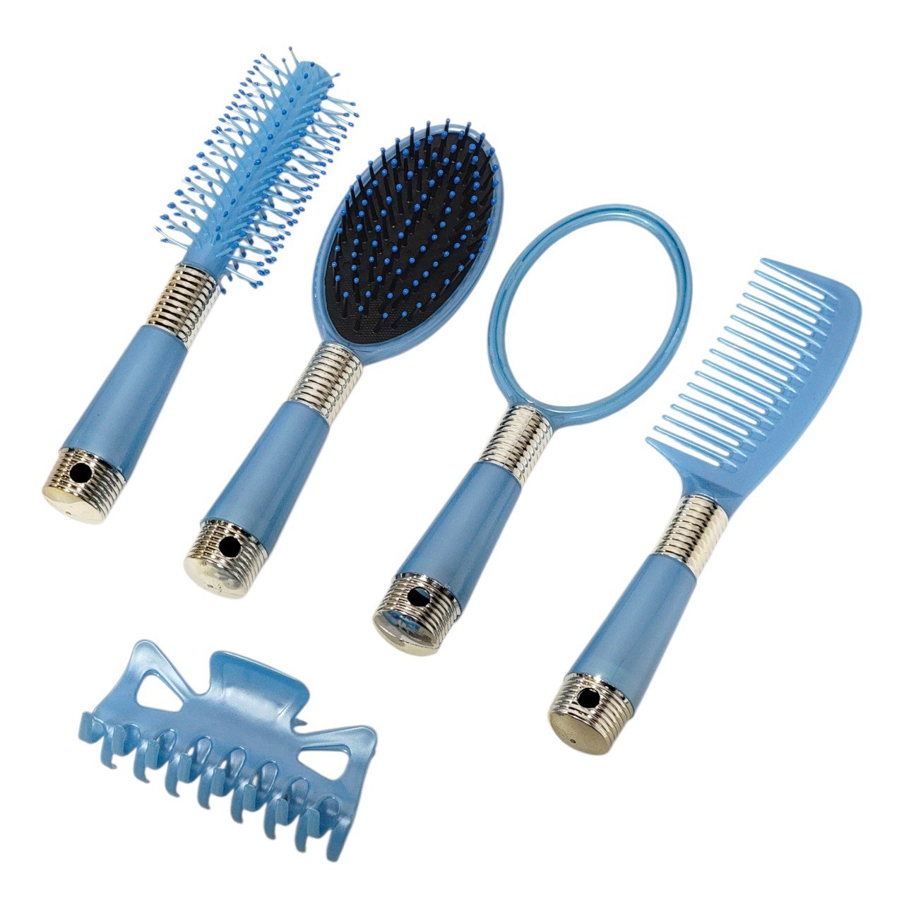 SET DE CEPILLO PEINES DE ARREGLO CAPILAR 5PCS OSAGA