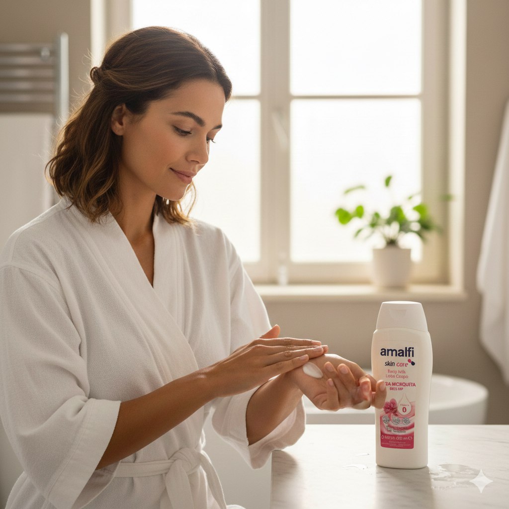 CREMA CORPORAL DE ROSA MOSQUETA AMALFI SKIN CARE 500ML