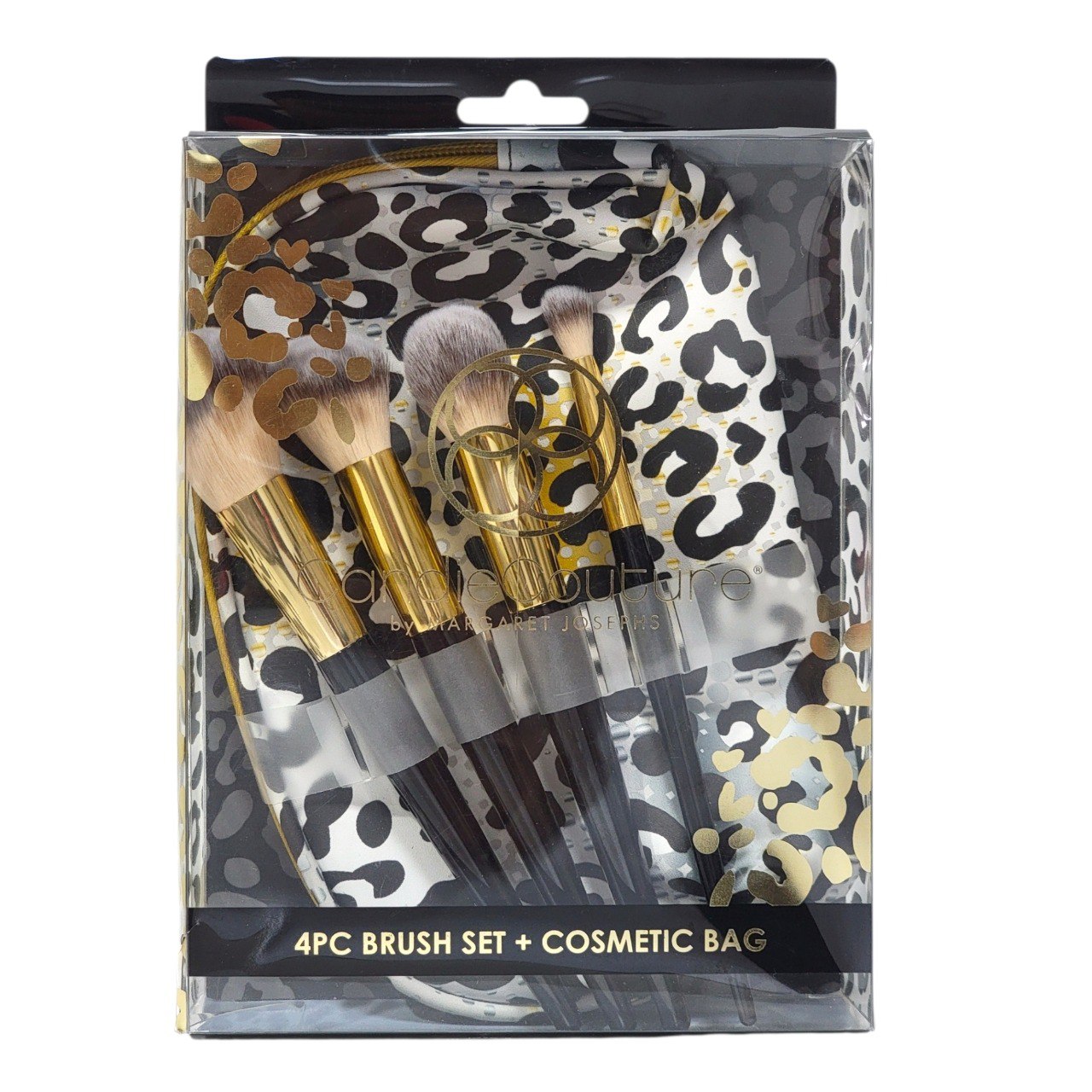 SET DE BROCHAS DE MAQUILLAJE Y COSMETIQUERA 5PCS CANDIE COUTURE