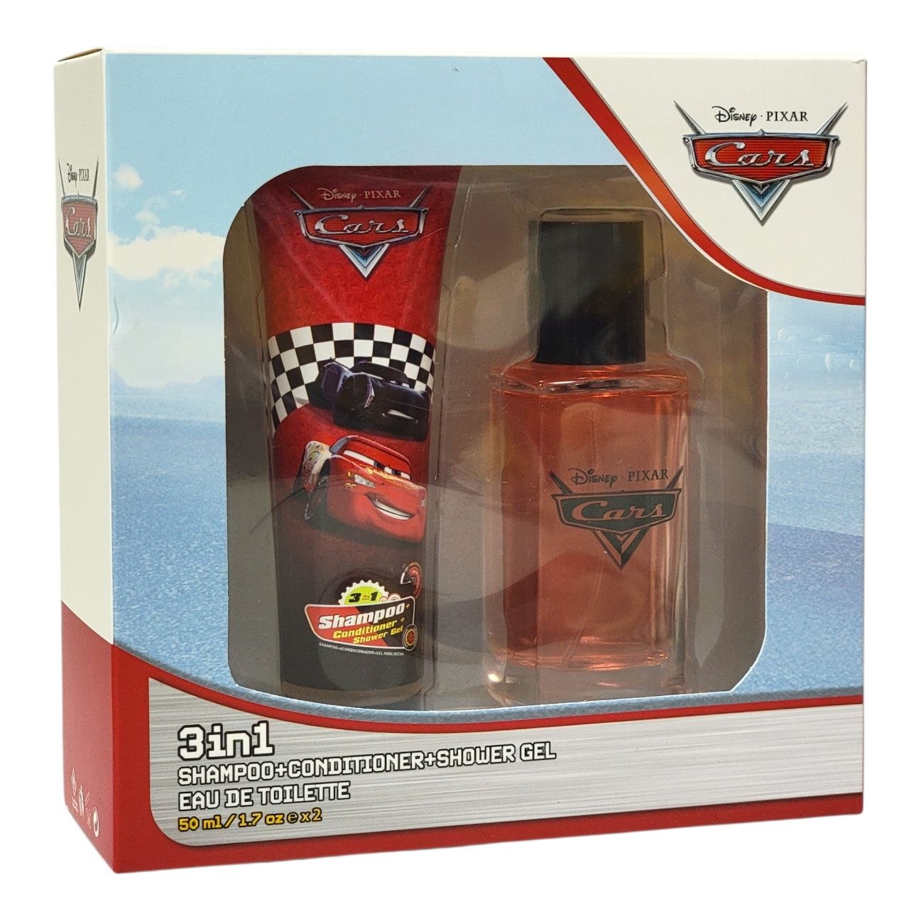 SET DE SHAMPOO 3 EN 1 Y PERFUME CARS EDT (H) 50ML X 2