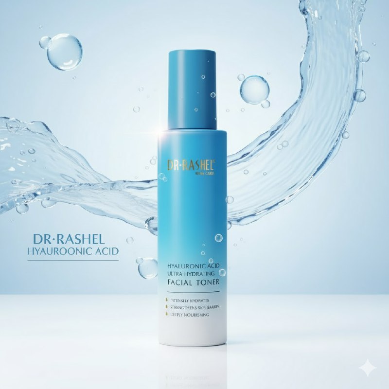 TONICO FACIAL DE HIDRATACION PROFUNDA CON ACIDO HIALURONICO 100ML, ULTRAHIDRATANTE QUE NUTRE Y SUAVIZA LA PIEL TODO EL DIA DR RASHEL