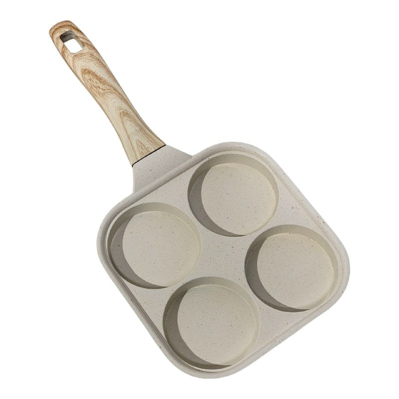 SARTEN CUADRUPLE ANTIADHERENTE PARA PREPARAR DESAYUNOS RAPIDOS Y UNIFORMES BREAKFAST FRYING PAN