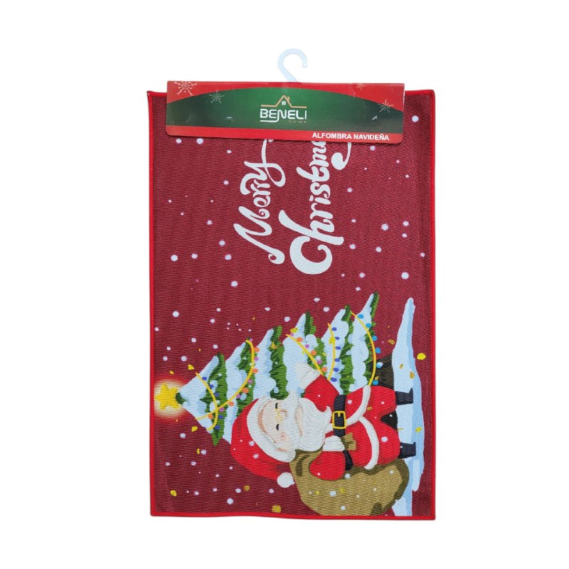 ALFOMBRAS DECORATIVAS NAVIDEÑAS PARA PISO ELEGANTES Y FESTIVAS 40X60CM, CREAN UNA ATMOSFERA MAGICA EN TU ENTRADA, COCINA O PASILLO BENELI HOME 8 ESTILOS