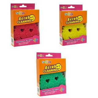 PASTE Y ESPONJA PARA LAVAR TRASTES DOBLE CARA POTENTE LIMPIEZA Y ACCION SUNDAY DUPE DE SCRUB DADDY