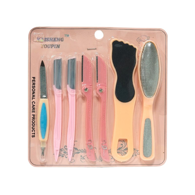 SET DE PEDICURA PERSONAL DE CUIDADO CORPORAL DE 7 PIEZAS KAISHENG