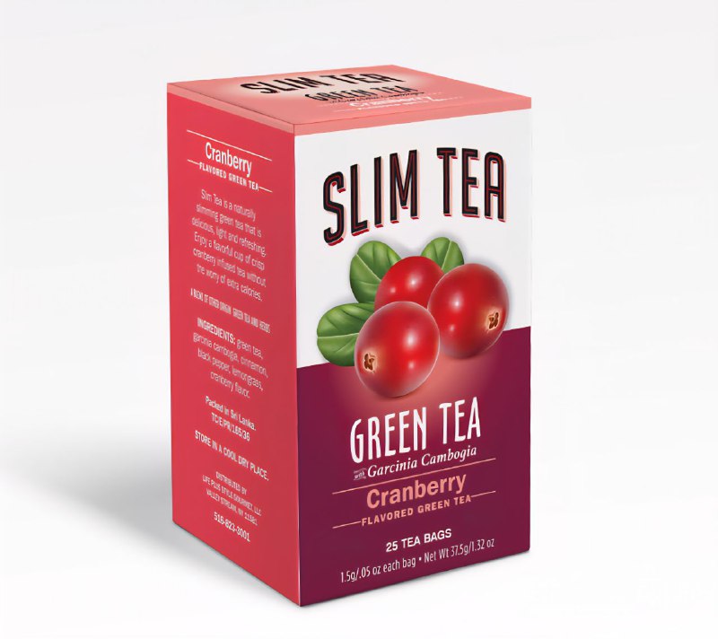 TE NATURAL ADELGAZANTE NATURAL, DELICIOSO Y LIGERO, SABOR ARANDANOS SLIM TEA 25UND