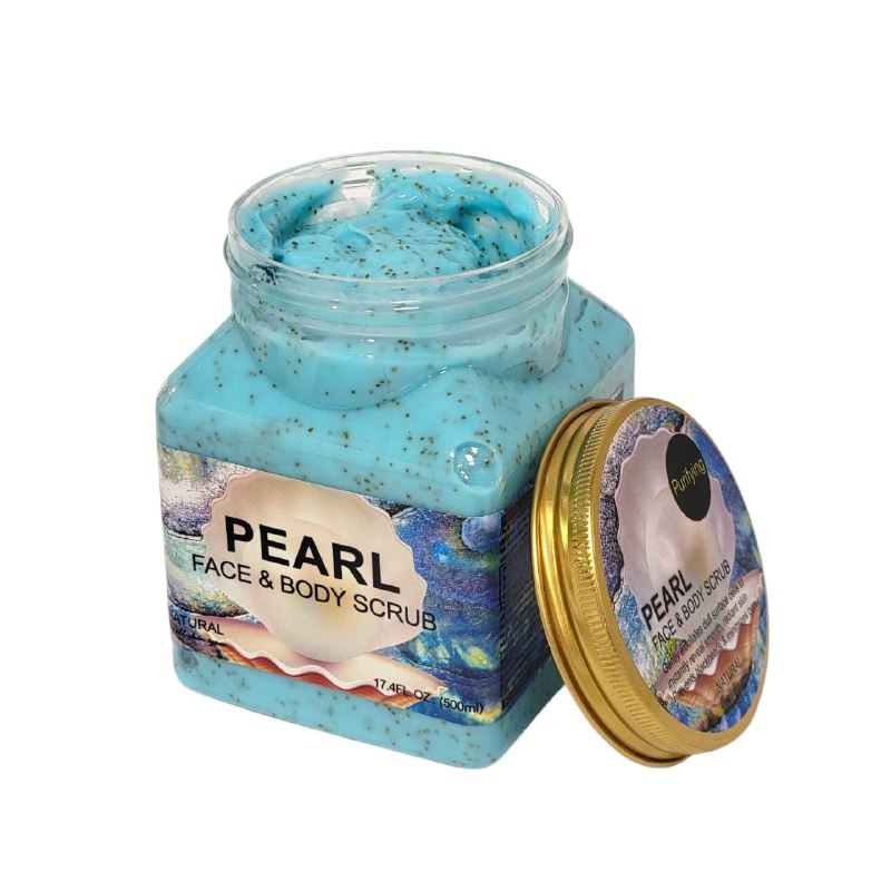 CREMA FACIAL EXFOLIANTE DE PERLAS SUAVIZA, HIDRATA Y ELIMINA LA SEQUEDAD DE LA PIEL FRUIT OF THE WOKALI 500ML