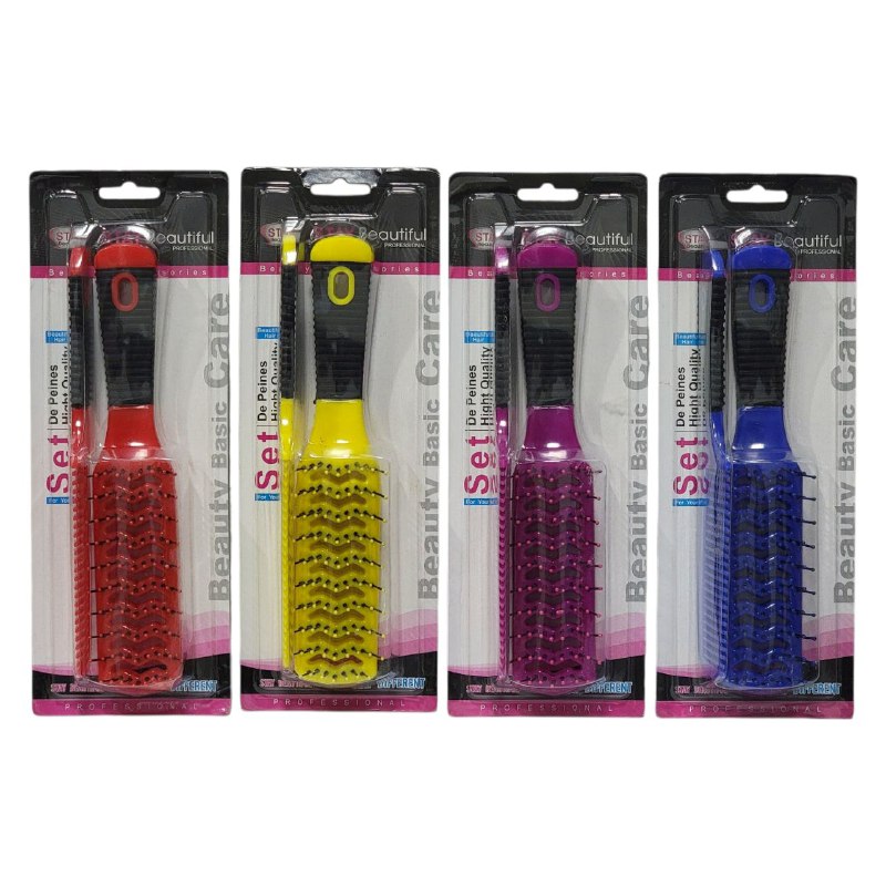 CEPILLO PARA EL CABELLO EN SET CEPILLO Y PEINE STAY BEAUTIFUL