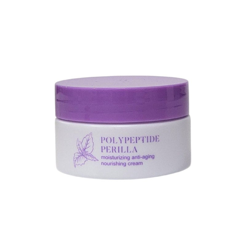 CREMA FACIAL DE POLIPEPTIDO PERILLA DE EFECTO HIDRATANTE ANTIENVEJECIMIENTO 60G, TEXTURA SUAVE Y SEDORA HIDRATA PROFUNDAMENTE LA PIEL, EQUILIBRA EL AGUA Y EL ACEITE DEJANDO LA PIEL SUAVE BIOAQUA