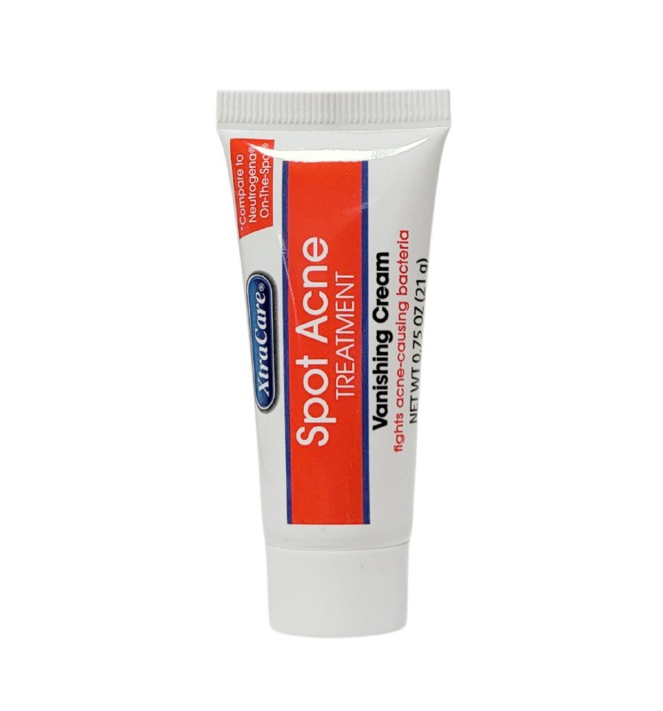 CREMA FACIAL PARA EL ACNE LOCALIZADO DE PEROXIDO DE BENZOILO QUITA ACNE Y ESPINILLAS RAPIDAMENTE XTRACARE 21G