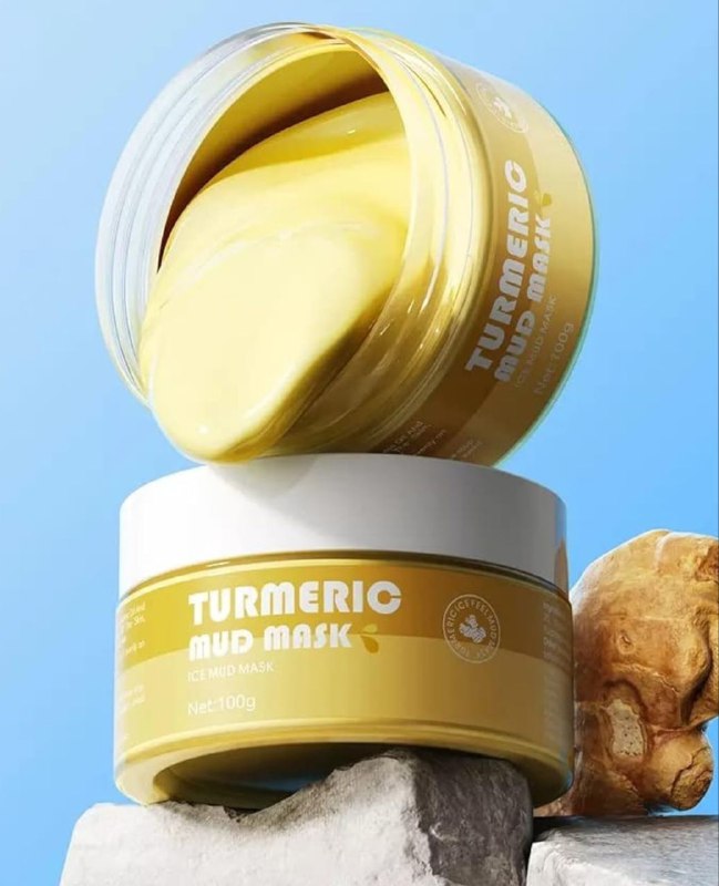 MASCARILLA FACIAL DE BARRO PURIFICANTE CON CURCUMA Y BARRO MINERAL A SADOER 100G