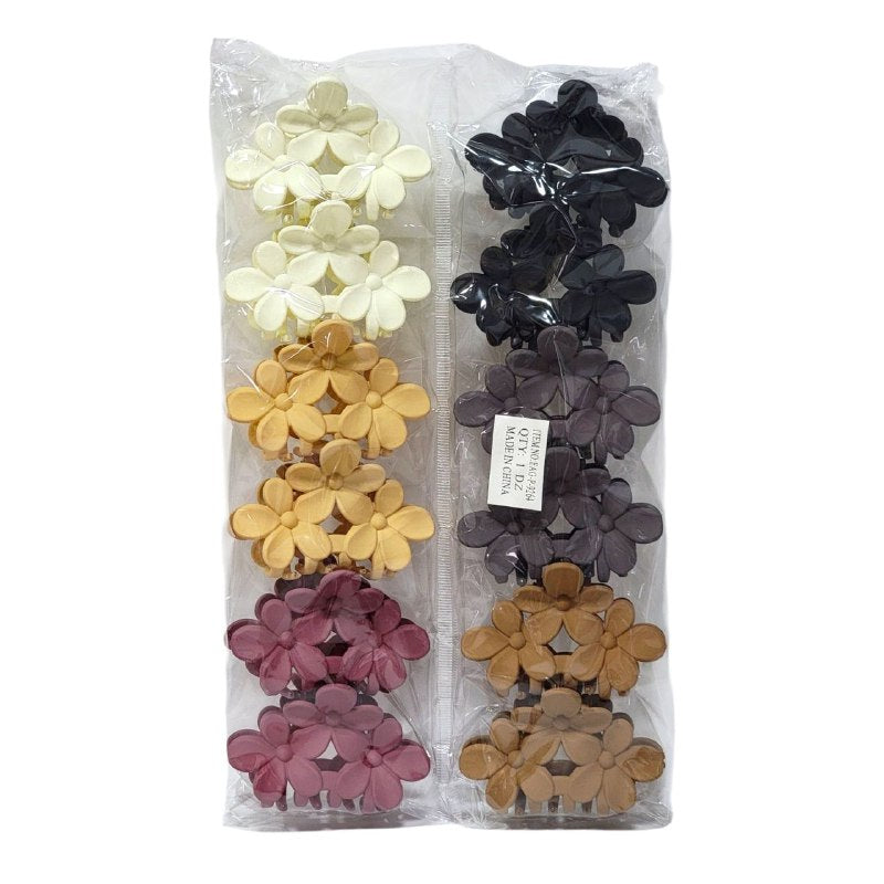 GANCHO PARA EL CABELLO DE FLOR HAWAIANA, PINZAS DE SUJECION FUERTE, ACCESORIO PARA EL CABELLO PAQUETE DE 12UND 7X4CM