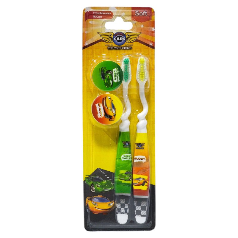 CEPILLO DE DIENTES EN SET DE 2UND PARA NIÑOS CARS