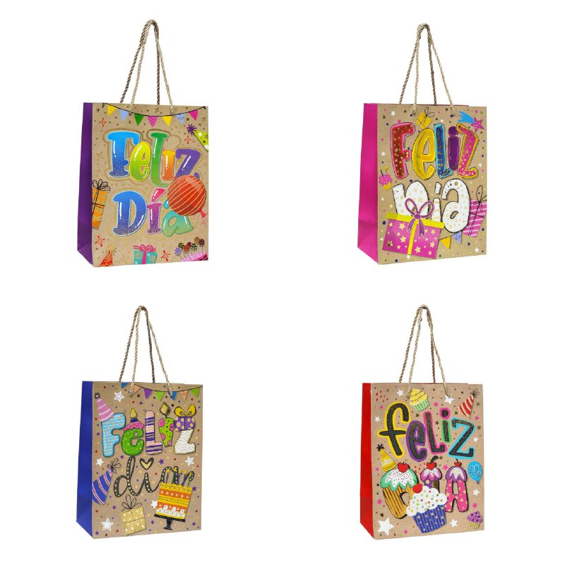 BOLSA DE REGALO DE PEQUEÑA 18X10X23CM