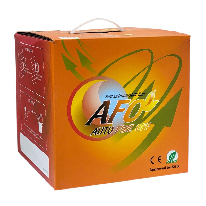 BOLA EXTINTORA DE FUEGO AFO LIGERO, SE ARROJA AL FUEGO Y SE ACTIVA EN 3 SEGUNDOS FIRE BALL 66CM