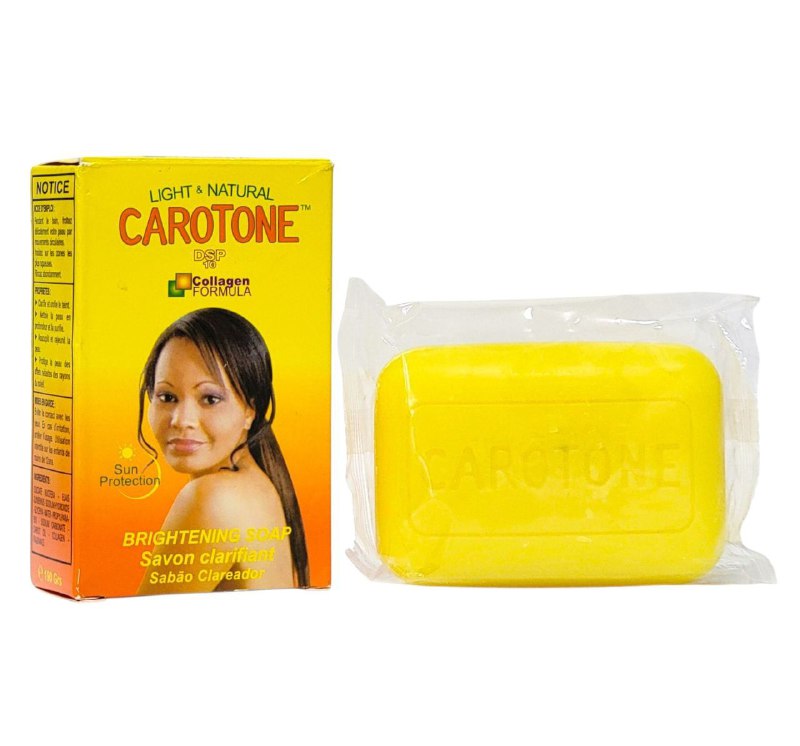 JABON FACIAL EN BARRA ECONOMICO CAROTONE ACLARANTE LIGHT & NATURAL 190G