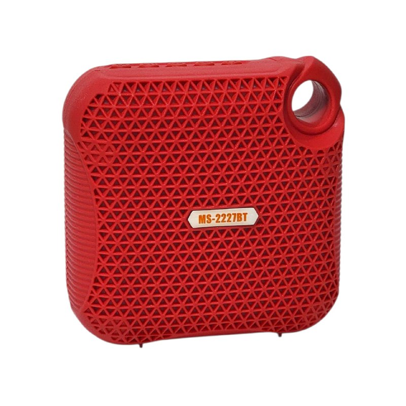 PARLANTE ALTAVOZ INALAMBRICO CON LUCES LED 11X11CM MOBILE SPEAKER MS-2227BT 8 COLORES