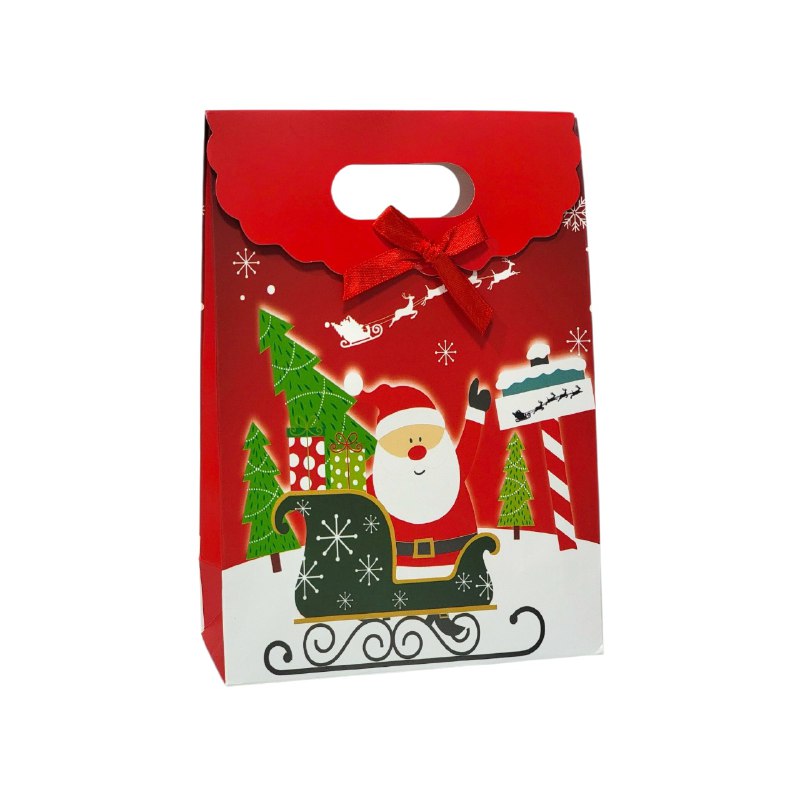 BOLSA DE REGALO NAVIDEÑA MINI MEDIANO 14X21CM