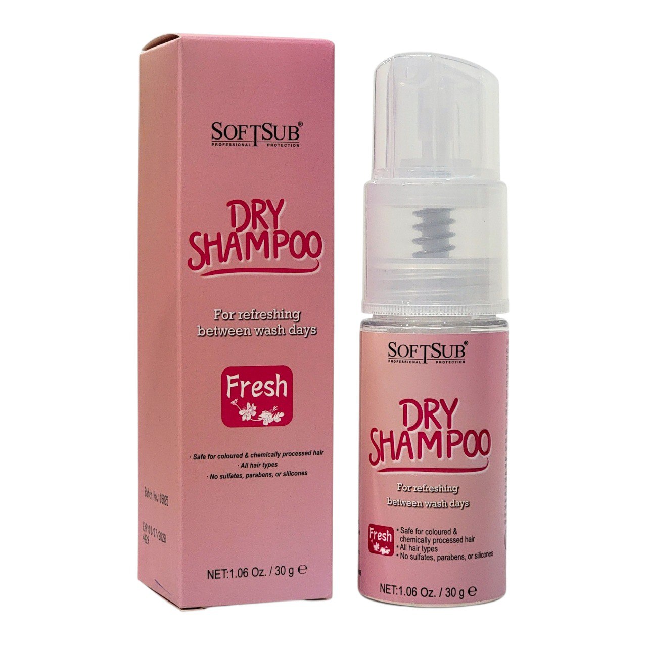 SHAMPOO EN SECO CON AROMA FRESCO SOFTSUB 30G